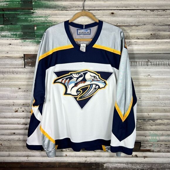 Vintage Nashville Predators Bauer Jersey - Picture 1 of 9